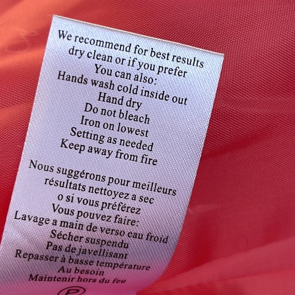 Samual Dong Ladies Coral Crop Jacket with Two Way Collar Bubble Sleeves Large - Picture 11 of 12